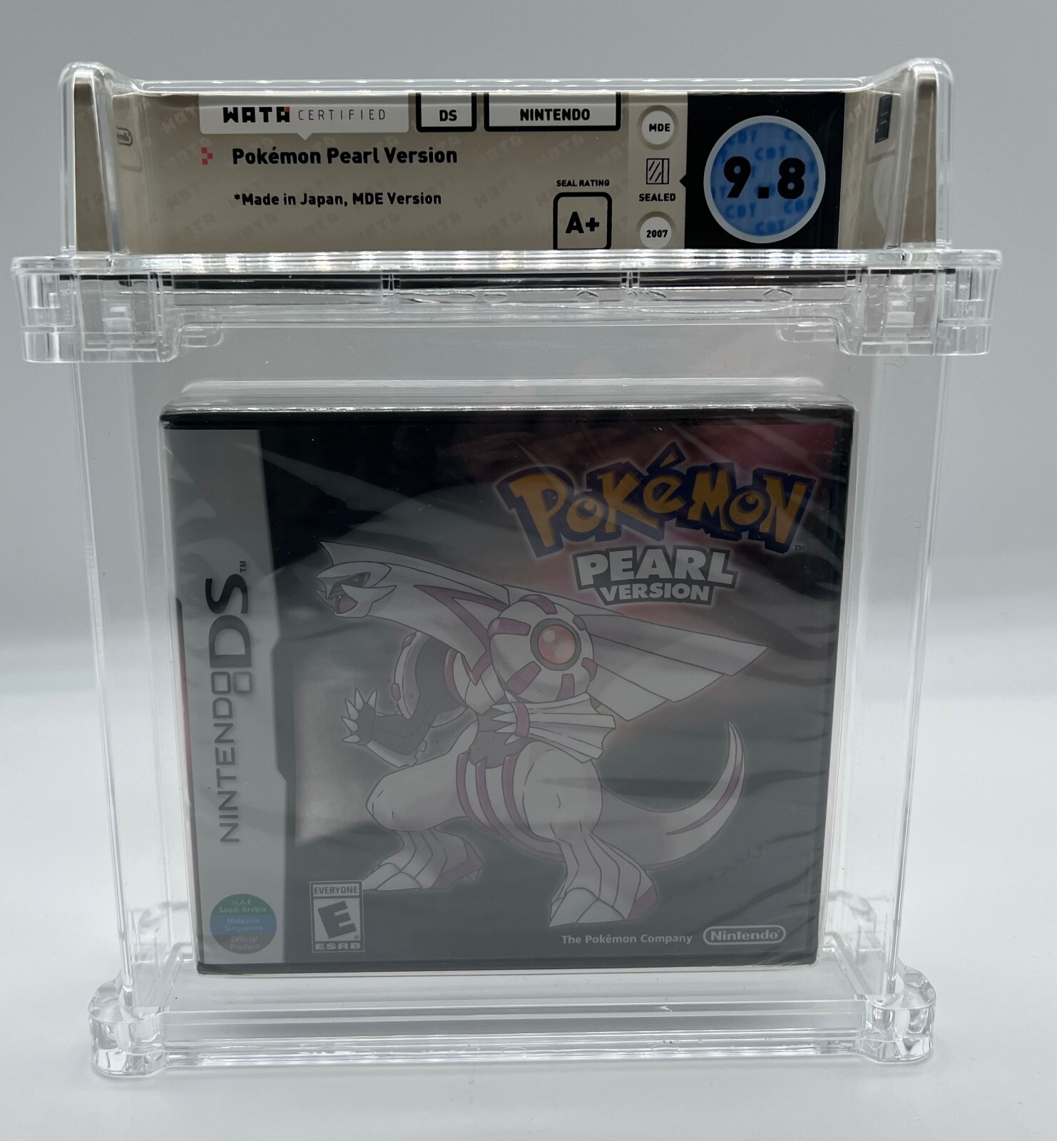 Pokémon Pearl Version DS, WATA 9.8 A+ Graded, Brand New Sealed